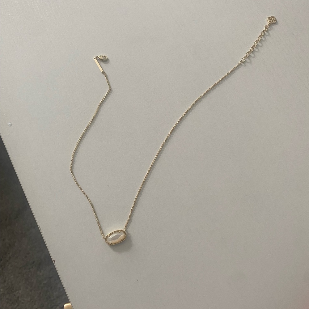 White Kendra Scott Necklace